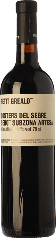10,95 € Free Shipping | Red wine Vinya L'Hereu Petit Grealó Joven D.O. Costers del Segre Catalonia Spain Merlot, Syrah, Cabernet Sauvignon Bottle 75 cl
