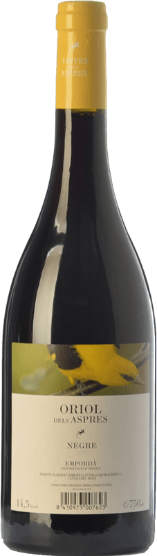 12,95 € Envío gratis | Vino tinto Aspres Oriol Negre Joven D.O. Empordà