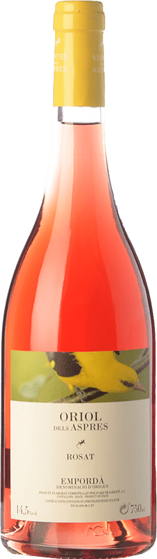 8,95 € | Vinho rosé Aspres Oriol Rosat D.O. Empordà Catalunha Espanha Syrah, Grenache Cinza 75 cl