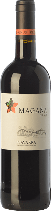 10,95 € Free Shipping | Red wine Viña Magaña Dignus Joven D.O. Navarra Navarre Spain Tempranillo, Merlot, Cabernet Sauvignon Bottle 75 cl