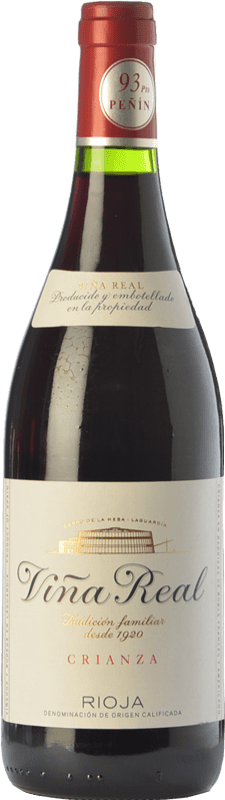 8,95 € Kostenloser Versand | Rotwein Viña Real Alterung D.O.Ca. Rioja Magnum-Flasche 1,5 L