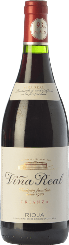 8,95 € | Vin rouge Viña Real Crianza D.O.Ca. Rioja La Rioja Espagne Tempranillo, Grenache, Graciano, Mazuelo Bouteille Magnum 1,5 L