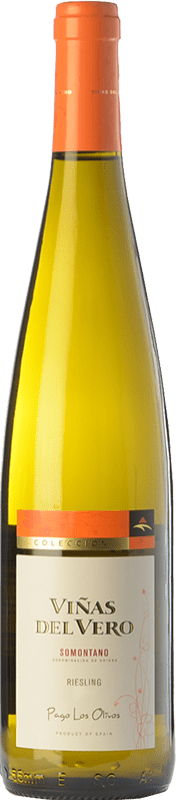 13,95 € Free Shipping | White wine Viñas del Vero Colección D.O. Somontano Aragon Spain Riesling Bottle 75 cl