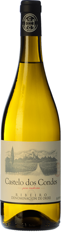 9,95 € Envio grátis | Vinho branco Viñedos de Altura Castelo Dos Condes Jovem D.O. Ribeiro