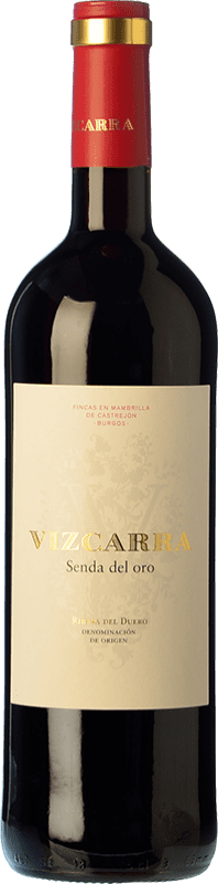 33,95 € Free Shipping | Red wine Vizcarra Senda del Oro Oak D.O. Ribera del Duero Magnum Bottle 1,5 L