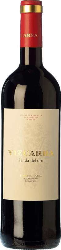 33,95 € Kostenloser Versand | Rotwein Vizcarra Senda del Oro Eiche D.O. Ribera del Duero Magnum-Flasche 1,5 L