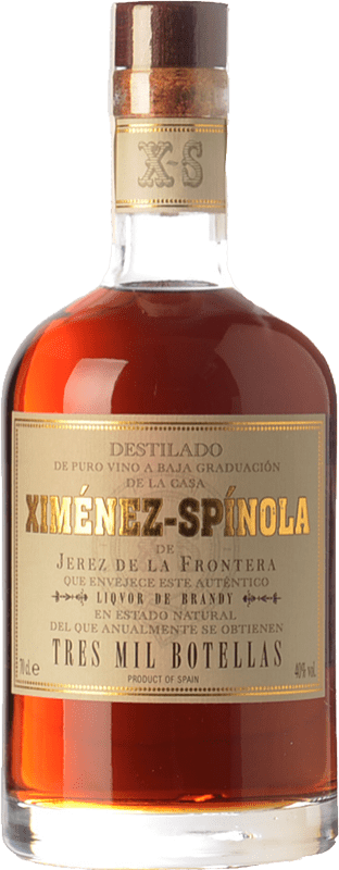 176,95 € Free Shipping | Brandy Ximénez-Spínola Solera Tres Mil Botellas D.O. Jerez-Xérès-Sherry Andalusia Spain Bottle 70 cl