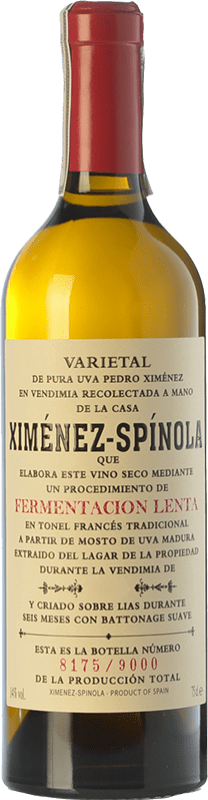 35,95 € | White wine Ximénez-Spínola Fermentación Lenta Crianza D.O. Manzanilla-Sanlúcar de Barrameda Andalusia Spain Pedro Ximénez Bottle 75 cl