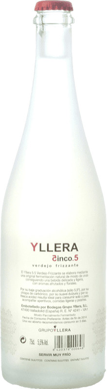7,95 € | Sweet wine Yllera Cinco.5 Spain Verdejo Bottle 75 cl