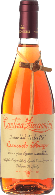 16,95 € Kostenloser Versand | Rosé-Wein Zaccagnini Tralcetto D.O.C. Cerasuolo d'Abruzzo