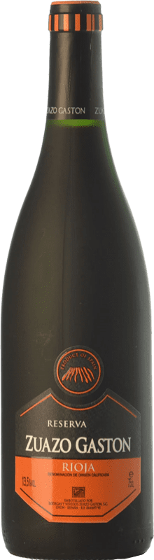 16,95 € | Red wine Zuazo Gaston Reserva D.O.Ca. Rioja The Rioja Spain Tempranillo Bottle 75 cl
