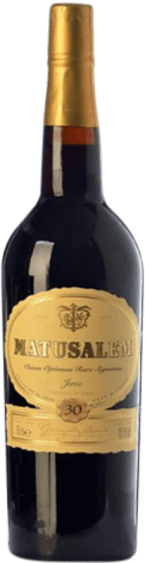 69,95 € Бесплатная доставка | Креплёное вино González Byass Matusalem Dulce — Сладкое Oloroso — Олоросо, Cream — Сливки VORS Very Old Rare Sherry — Очень старый и редкий D.O. Jerez-Xérès-Sherry Полубутылка 37 cl