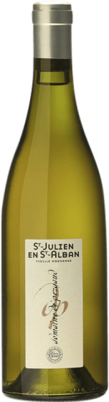 Envio grátis | Vinho branco Eric Texier Saint-Julien en Saint-Alban Vieille A.O.C. Côtes du Rhône Rhône França Marsanne 75 cl