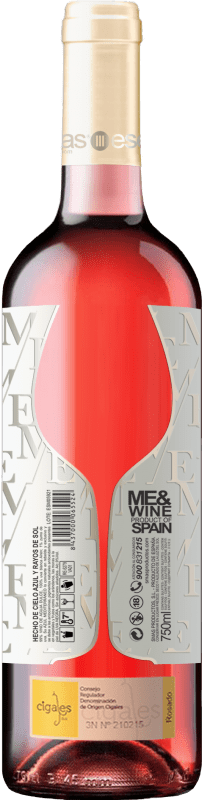 Free Shipping | Rosé wine Esencias ME&Rosé Joven D.O. Cigales Castilla y León Spain Tempranillo Bottle 75 cl