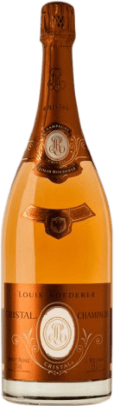 1 795,95 € Envío gratis | Espumoso rosado Louis Roederer Cristal Rosé Brut A.O.C. Champagne Botella Magnum 1,5 L