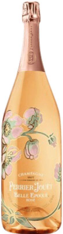 2 452,95 € Envio grátis | Espumante rosé Perrier-Jouët Belle Epoque Rose A.O.C. Champagne Garrafa Jéroboam-Duplo Magnum 3 L