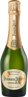 Бесплатная доставка | Белое игристое Perrier-Jouët Grand брют A.O.C. Champagne шампанское Франция Pinot Black, Chardonnay Половина бутылки 37 cl