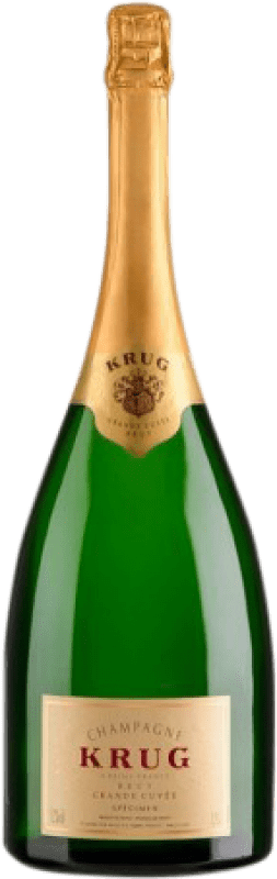 Free Shipping | White sparkling Krug Grande Cuvée Grand Reserve A.O.C. Champagne Champagne France Pinot Black, Chardonnay, Pinot Meunier Magnum Bottle 1,5 L