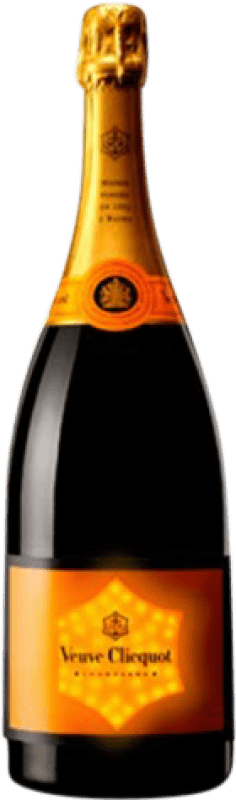 Envoi gratuit | Blanc mousseux Veuve Clicquot Etiqueta Luminosa Brut A.O.C. Champagne Champagne France Pinot Noir, Chardonnay, Pinot Meunier Bouteille Magnum 1,5 L