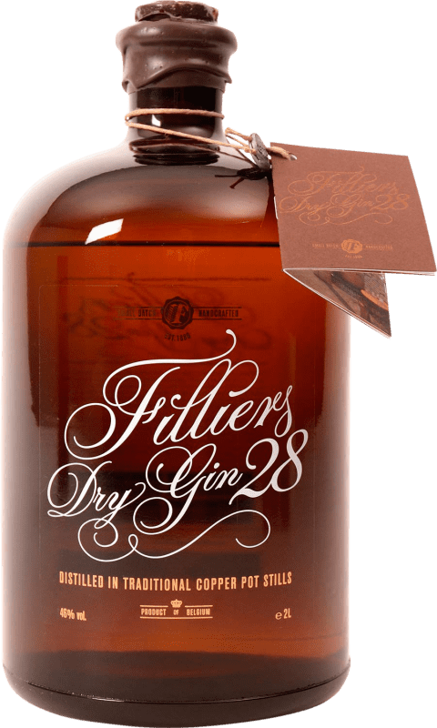 Free Shipping | Gin Gin Filliers Botanicals Dry Gin 28 Special Bottle 2 L