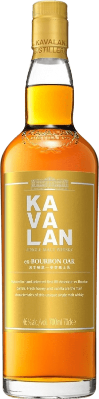 Бесплатная доставка | Виски из одного солода Kavalan Ex-Bourbon Oak 70 cl