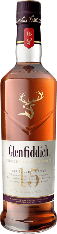 59,95 € | Whisky Single Malt Glenfiddich Solera Speyside Regno Unito 15 Anni 70 cl