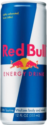 Free Shipping | 24 units box Soft Drinks & Mixers Red Bull Energy Drink Can 25 cl