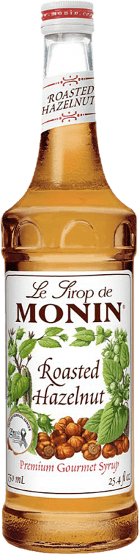 Envío gratis | Sirope para Cóctel Monin Francia 70 cl Roasted Hazelnut — Avellana Tostada Sin Alcohol