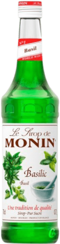 Envio grátis | Schnapp Monin Sirope Albahaca Basilic França 70 cl Sem Álcool