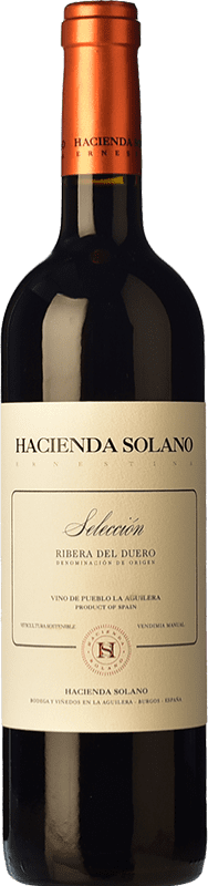 19,95 € Spedizione Gratuita | Vino Rosso Hacienda Solano Selezione D.O. Ribera del Duero