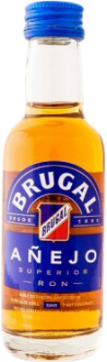 1,95 € Spedizione Gratuita | Rum Brugal Añejo Superior Bottiglia Miniatura 5 cl