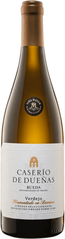 Envio grátis | Vinho branco Viña Mayor Caserío de Dueñas Fermentado en Barrica D.O. Rueda Castela e Leão Verdejo 75 cl