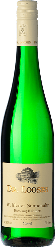 26,95 € | White wine Dr. Loosen Wehlener Sonnenuhr Kabinett Q.b.A. Mosel Germany Riesling Bottle 75 cl