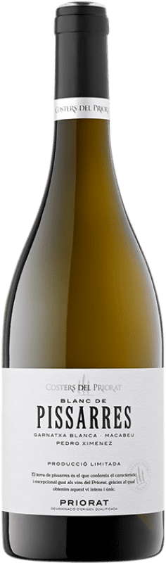 12,95 € | Vin blanc Costers del Priorat Blanc de Pissarres D.O.Ca. Priorat Catalogne Espagne Grenache Blanc, Macabeo, Pedro Ximénez 75 cl