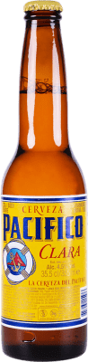 Bier 24 Einheiten Box Modelo Corona Pacífico Clara Drittel-Liter-Flasche 35 cl