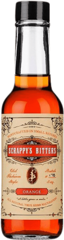 Бесплатная доставка | Schnapp Rueverte Scrappy's Bitters Orange Маленькая бутылка 15 cl