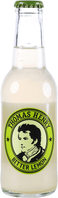 Envío gratis | Caja de 24 unidades Refrescos y Mixers Thomas Henry Bitter Lemon Botellín 20 cl