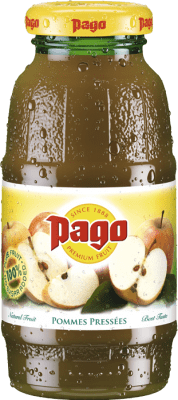 33,95 € Free Shipping | 12 units box Soft Drinks Zumos Pago Small Bottle 20 cl Pomme — Apple Soft Drinks 12 units box Zumos Pago 20 cl Pomme — Apple