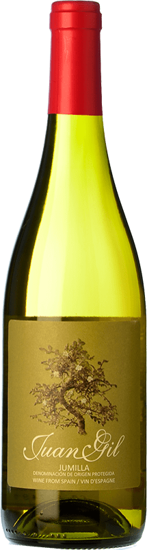 6,95 € Free Shipping | White wine Juan Gil Dry D.O. Jumilla Spain Muscat Bottle 75 cl