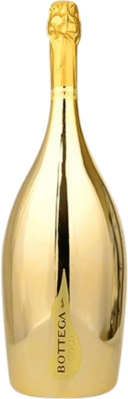 176,95 € Kostenloser Versand | Weißer Sekt Bottega Gold — Edition Gold I.G.T. Veneto Doppelmagnum Jeroboam-Flasche 3 L