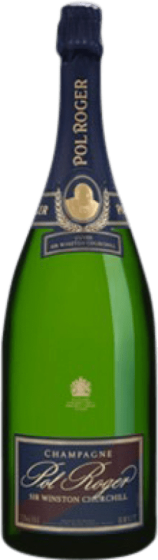 578,95 € Бесплатная доставка | Белое игристое Pol Roger Sir Winston Churchill A.O.C. Champagne бутылка Магнум 1,5 L