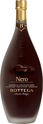 12,95 € | Crème de Liqueur Bottega Nero — Noir Italie Bouteille Medium 50 cl Dark Chocolate — Chocolat Noir