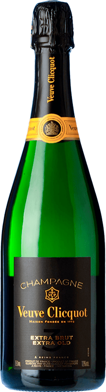 81,95 € | Белое игристое Veuve Clicquot Extra Old Экстра-Брут A.O.C. Champagne шампанское Франция Pinot Black, Chardonnay, Pinot Meunier 75 cl