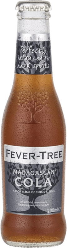 39,95 € | Caixa de 24 unidades Refrigerantes Fever-Tree Madagascan Reino Unido Garrafinha 20 cl Cola