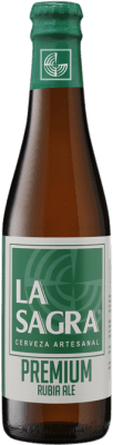 39,95 € | Caja de 24 unidades Cerveza La Sagra Premium Botellín Tercio 33 cl