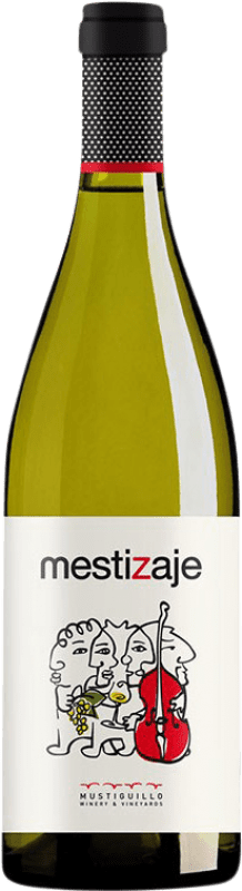 21,95 € | Белое вино Mustiguillo Mestizaje Blanco D.O.P. Vino de Pago El Terrerazo Испания Malvasía, Viognier, Merseguera бутылка Магнум 1,5 L