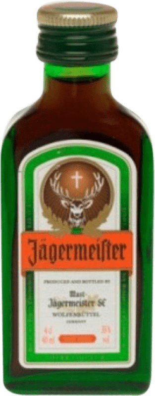 Free Shipping | Herbal liqueur Mast Jägermeister Germany Miniature Bottle 4 cl