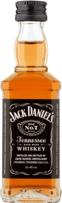2,95 € | Whisky Bourbon Jack Daniel's Old No.7 Estados Unidos Garrafa Miniatura 5 cl