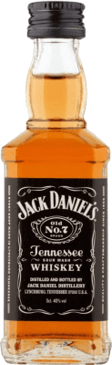 Виски Бурбон Jack Daniel's Old Nº 7 миниатюрная бутылка 5 cl