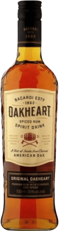 Envoi gratuit | Rhum Bacardí Oak Heart Bahamas 70 cl